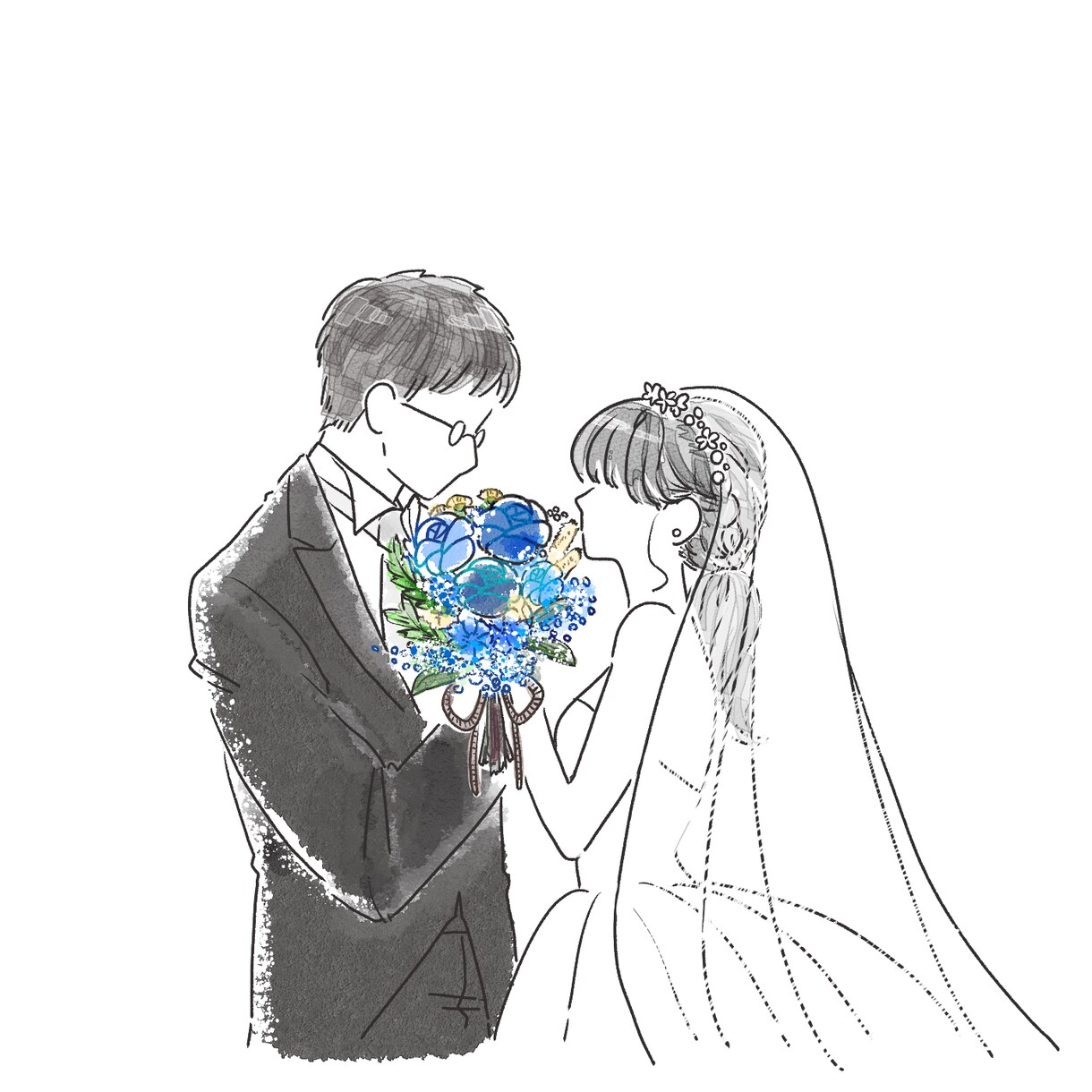 ウェルカムボードや記念日のイラスト描きます 特別な記念日のイラストをご要望のテイストで描きます！ イメージ3