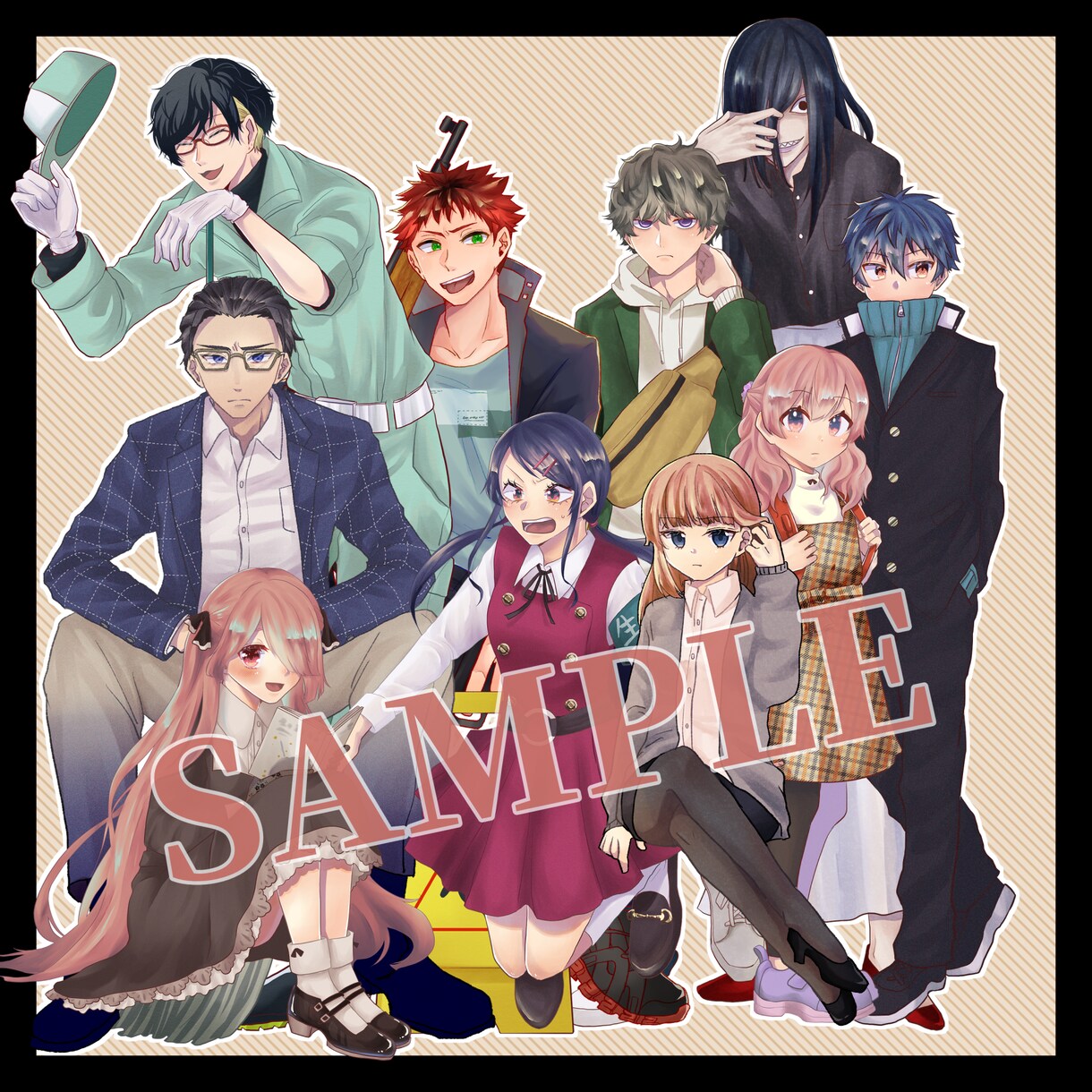 TRPGやSNSで使用できるイラスト作成承ります 表情豊かで魅力的なイラスト作成 イメージ3