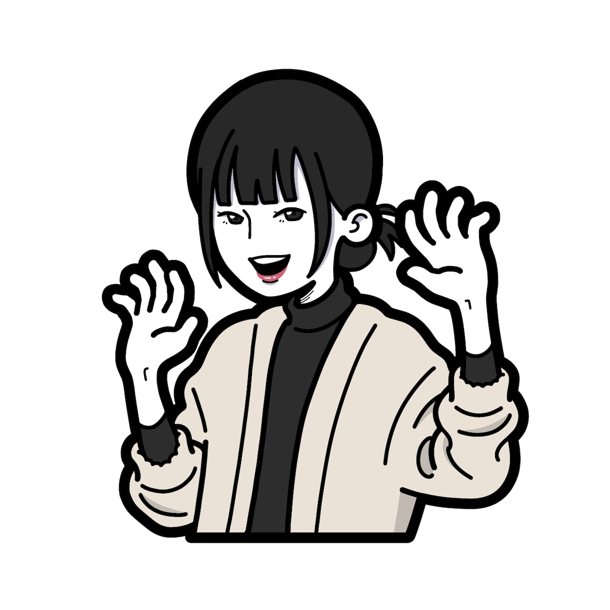 上半身専門！人物イラストを作成します オリジナリティあふれるアイコンはいかがですか？ イメージ2