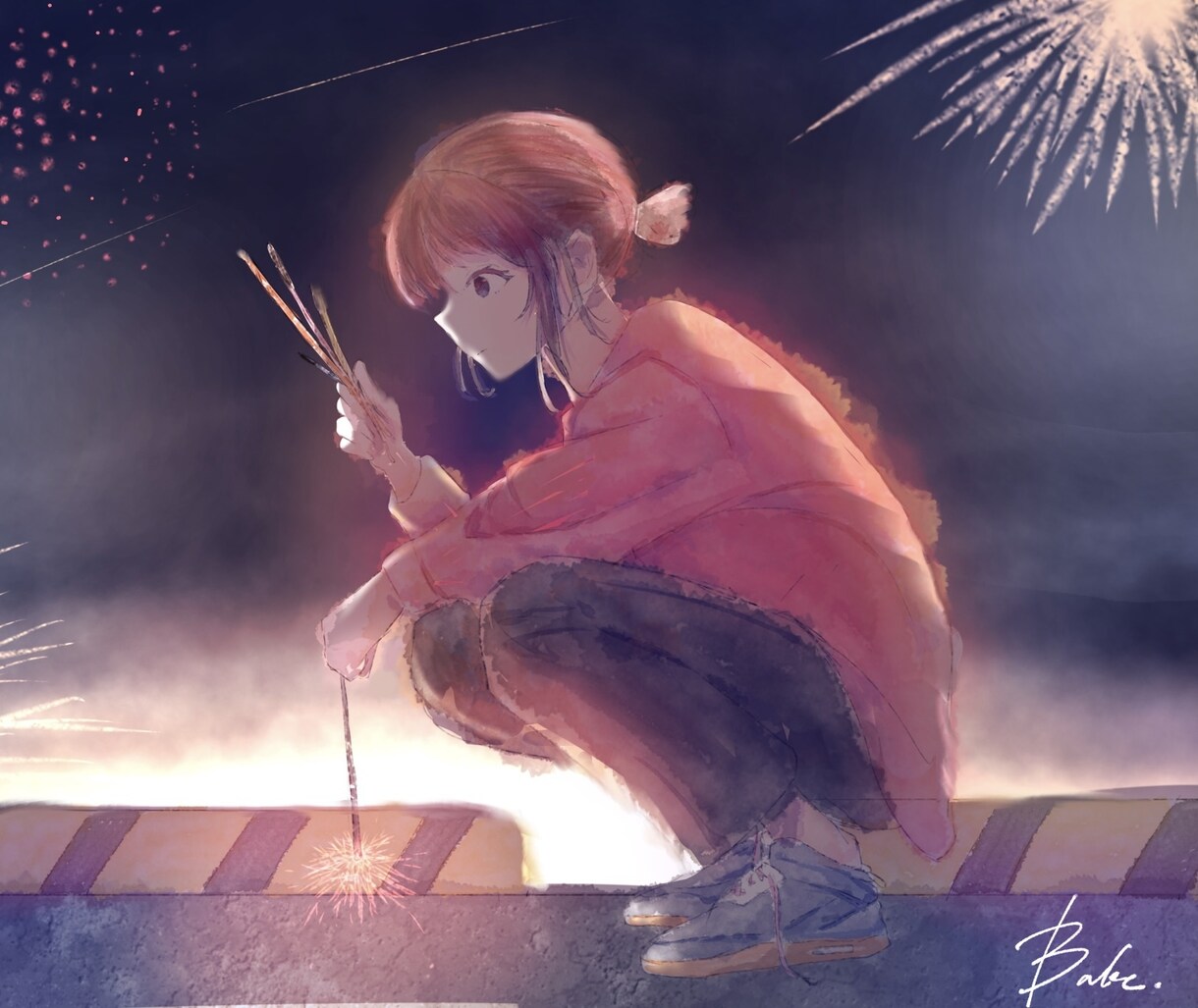 水彩風イラスト描きます 水彩塗りで柔らかなアイコン、1枚絵、夢絵等描きます! イメージ2