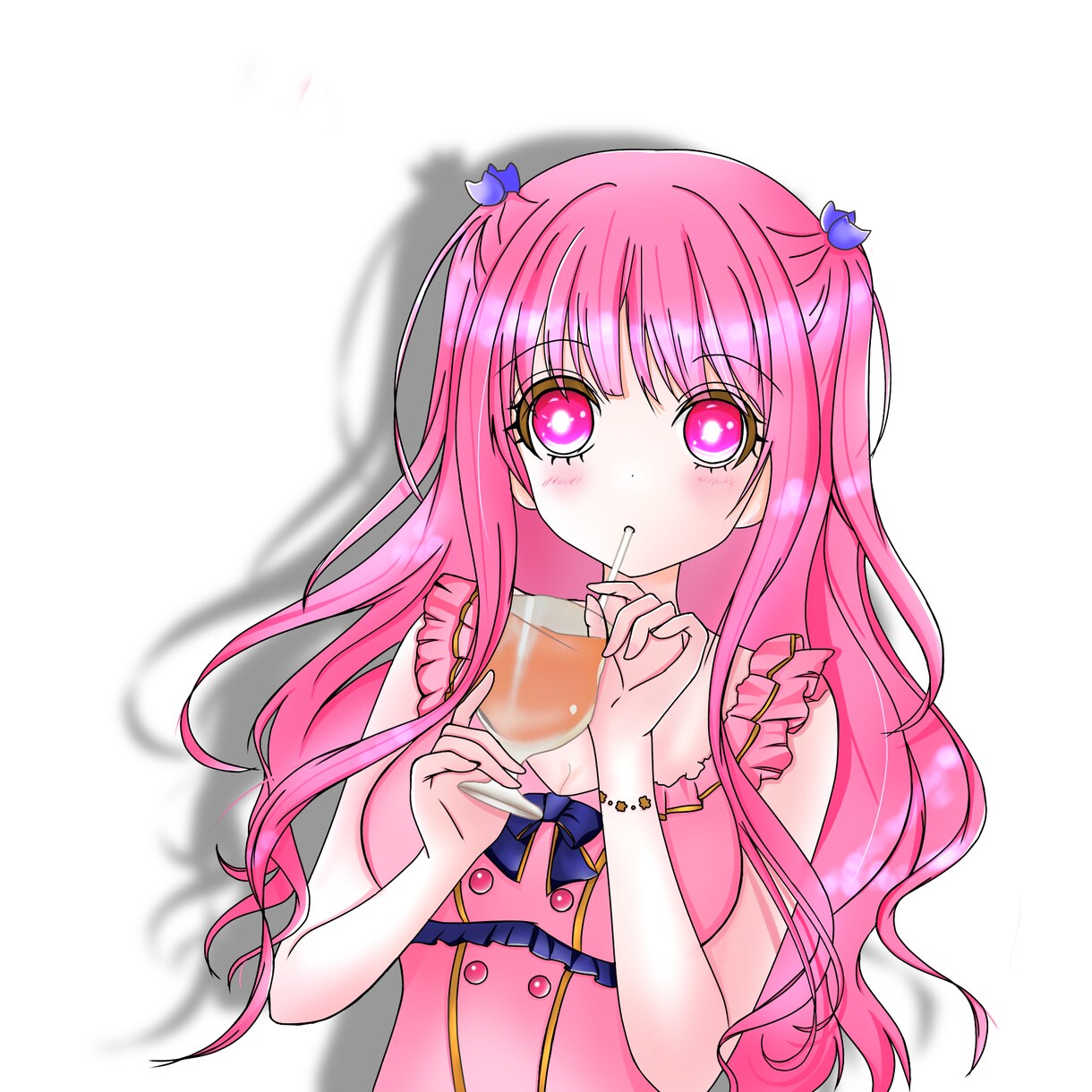 キャラクターのバストアップを描きます 配信のアイコンに使ってください。 イメージ1