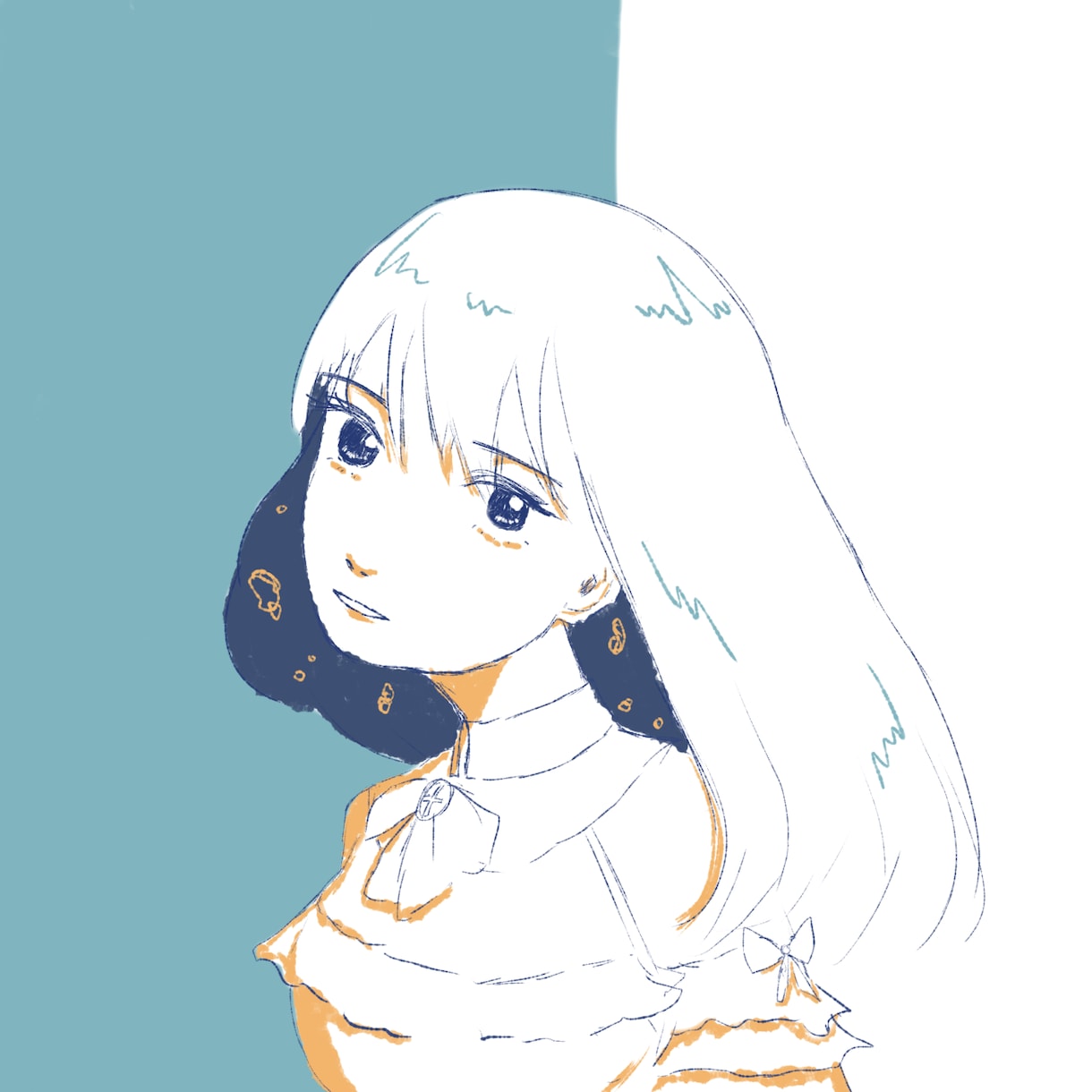 アイコン、ミニキャラ、アイコンリング等描きます 目を惹くSNSのアイコンIRIAM専用等描きます❕ イメージ1