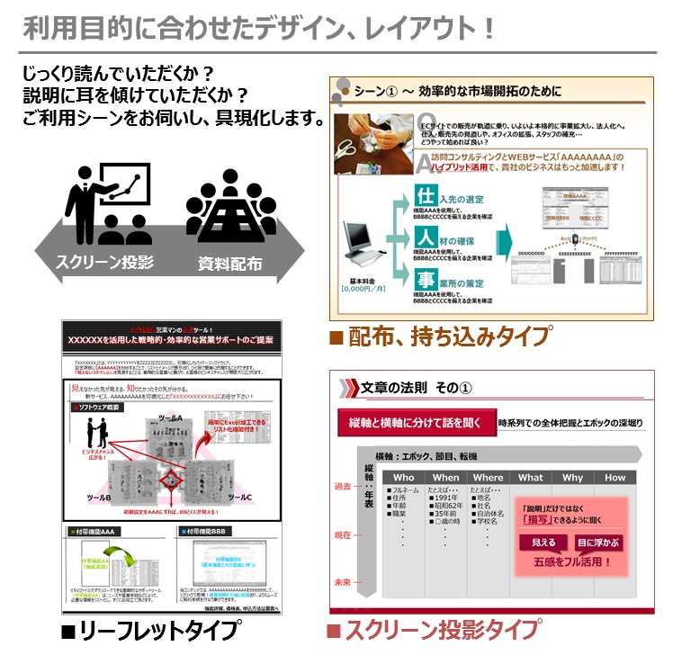内製・AI資料を「伝わる提案書」に整えます 構成・図解・デザインまで「プロ目線」でブラッシュアップ イメージ8