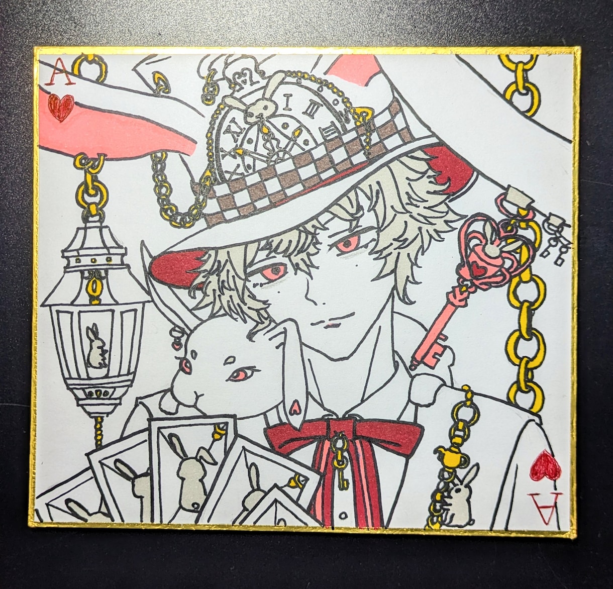色紙イラスト描きます 周りと被らない！貴方専用の世界観を作ります イメージ1