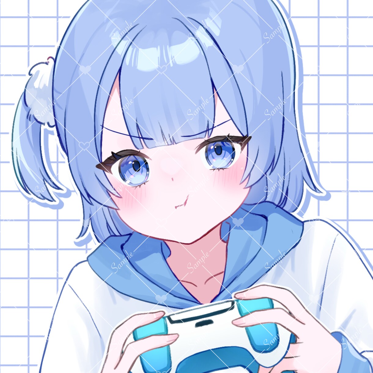 可愛い特化のアイコンを描きます Vtuberや配信者におすすめです！ イメージ1