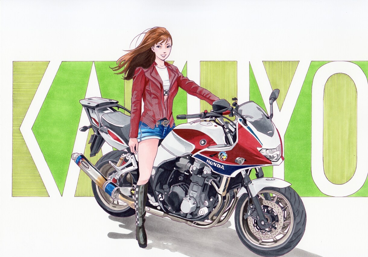 バイクイラスト販売・制作します あなたの愛車、世界でひとつのイラストにしませんか？ イメージ8