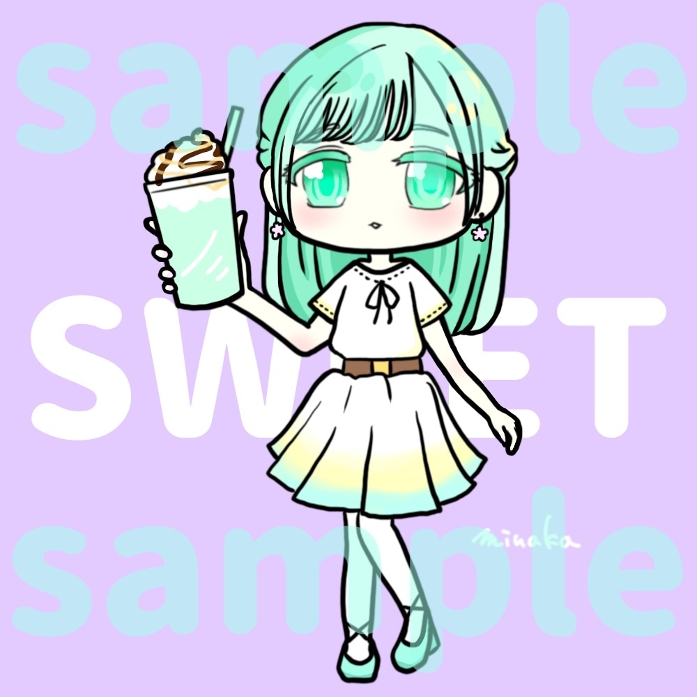 カラフル☆ミニキャラアイコン描きます SNSアイコンやイベントオリジナルグッズ、ブログパーツに☆ イメージ5