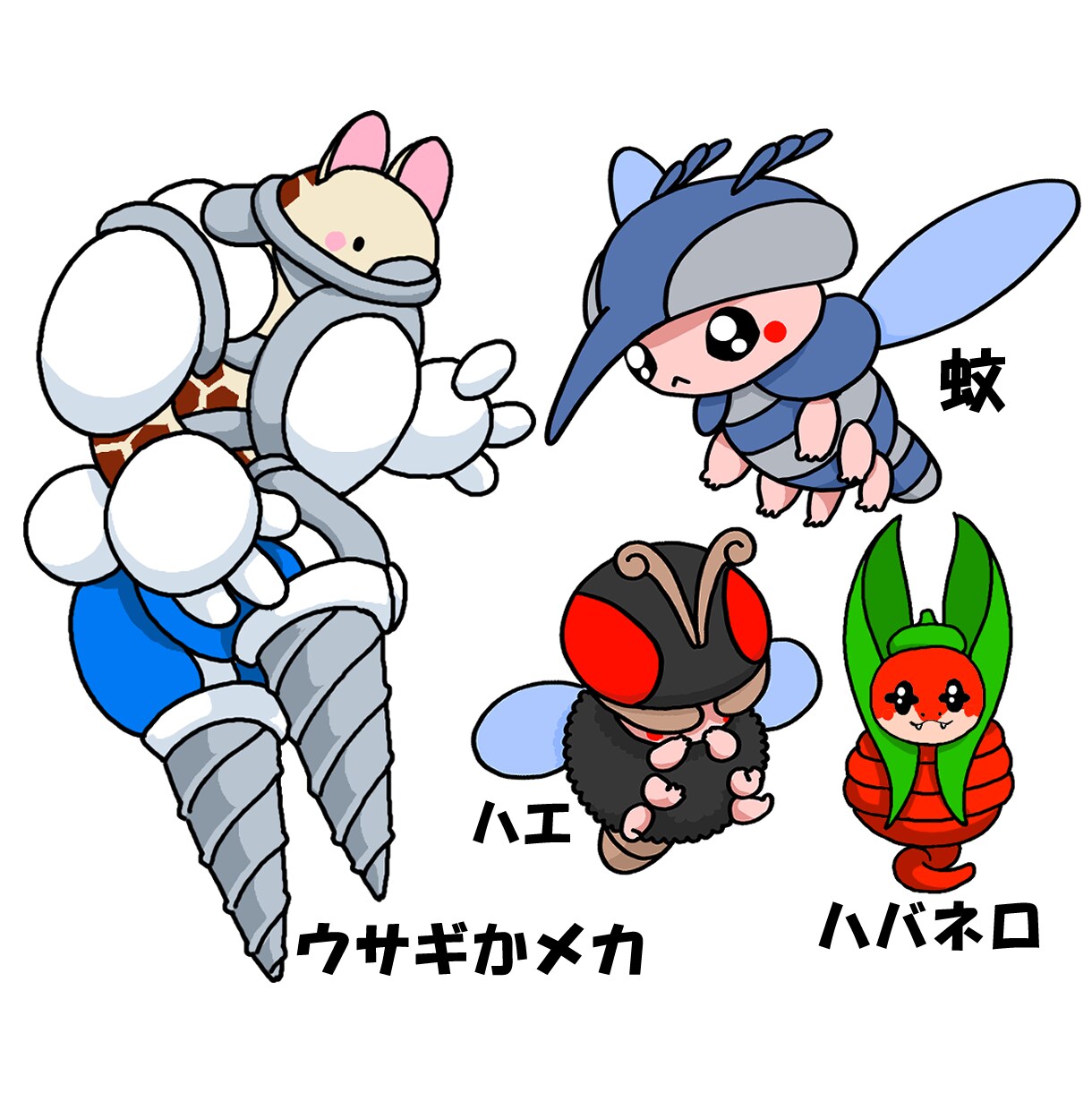 商用可オリジナルデザインでキャラ制作します きゃわわでゆるいポケｘボケなキャラ作ってみませんか イメージ7