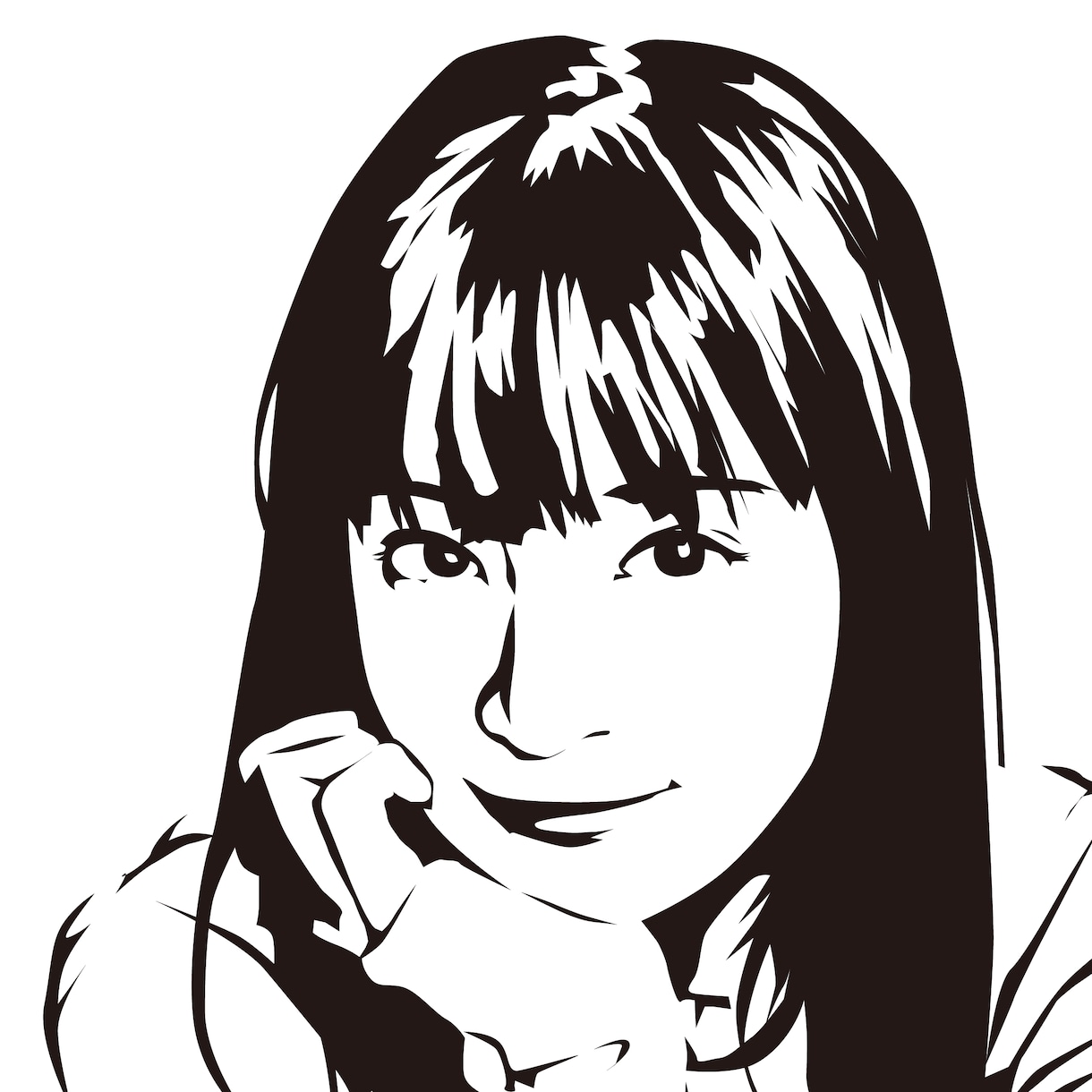 ひと味違う似顔絵シルエット描きます ビジネスを加速させる「シルエット似顔絵」を提供します。 イメージ2