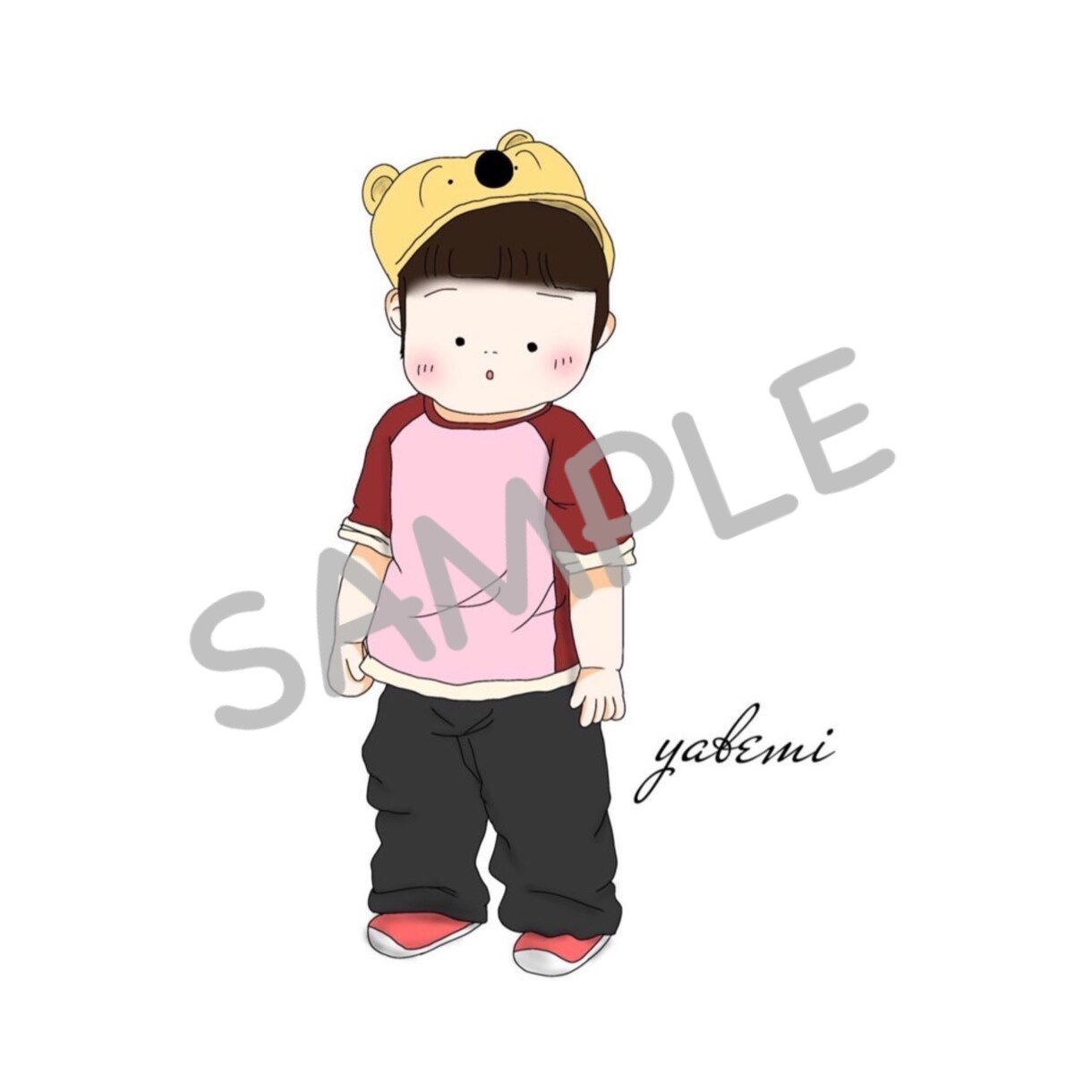 お子さんの似顔絵描きます お子さんの癒しのイラストをお描きいたします イメージ5