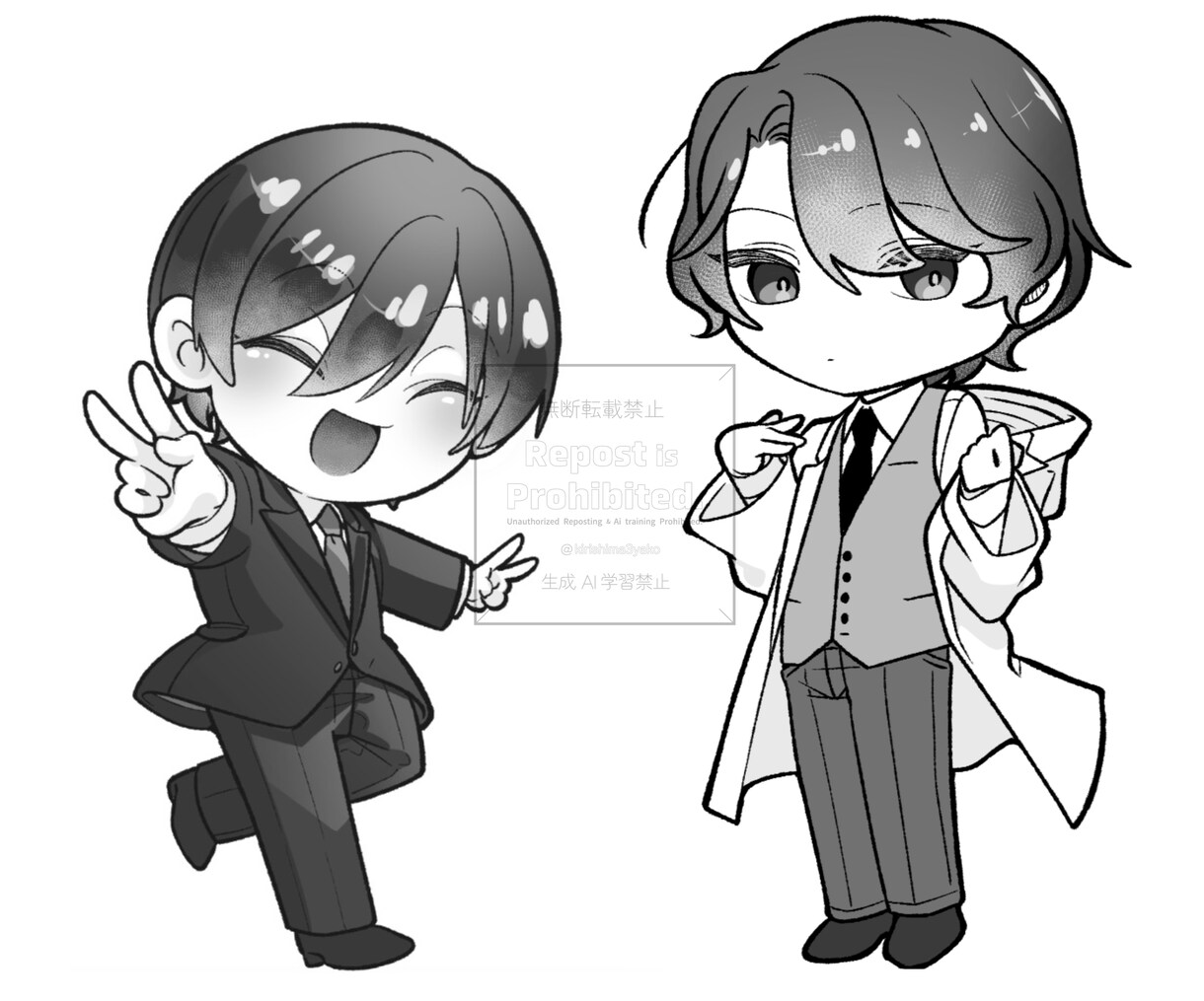 ミニキャラ（SD・デフォルメ）イラスト描きます SNSアイコン、グッズに最適なミニキャラを描きます！ イメージ5