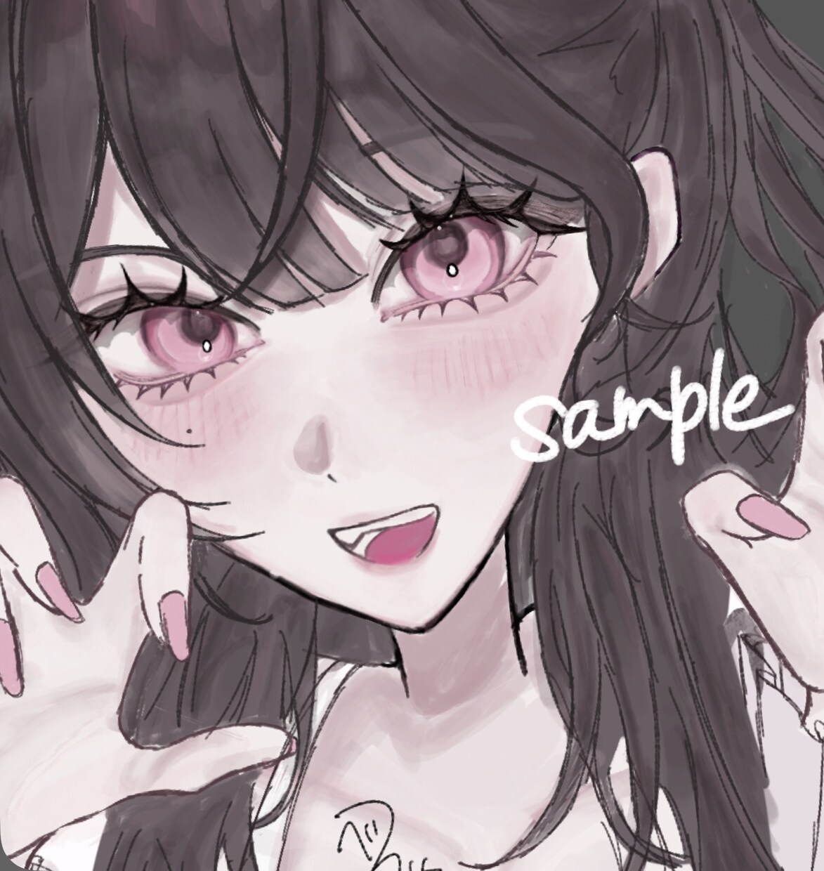 l創作/オリジナルl ふわかわイラスト制作します ふわっと甘く、でも繊細に。特別な一枚をお届けします イメージ6