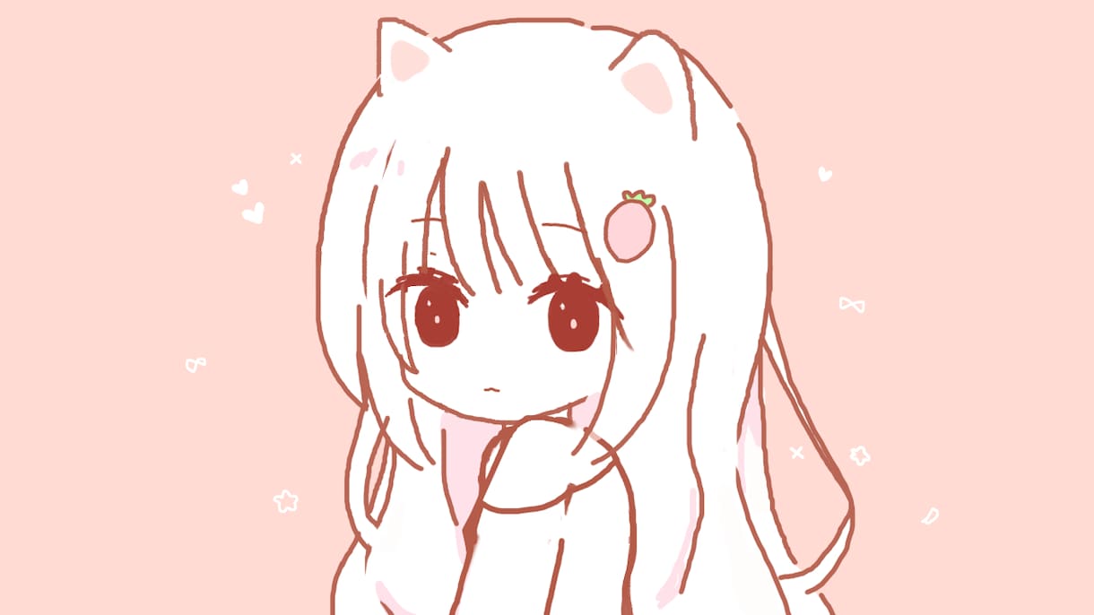 シンプルでふわふわかわいいアイコンを描きますます 動画にも使えるサイズのイラストです イメージ3