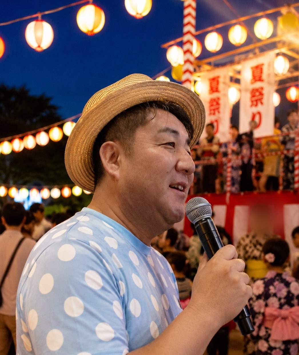 BSフジやQVC出演MCです。安定の司会いたします 田園の風の中で太めのMCが喋りでその場所を癒します。 イメージ4