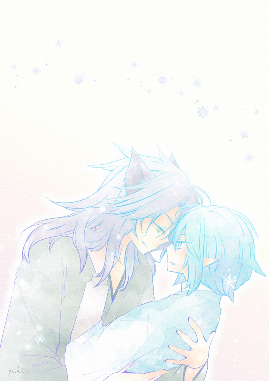 二次利用制限なし◆色塗り代行いたします あなたの線画を水彩タッチのカラーイラストに仕上げます。 イメージ3