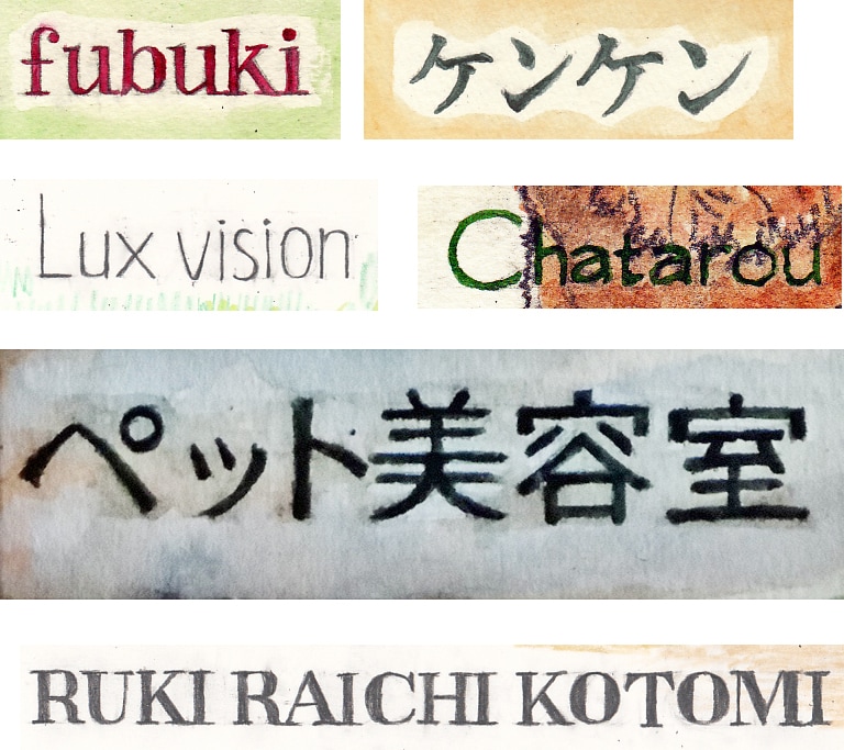 手書きのレタリングでメッセージを書きます 日本語45文字、英文100文字。以降は追加料金になります。 イメージ3