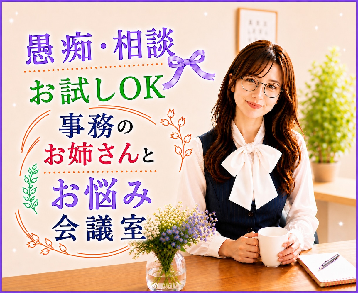 誰かと話したい❣️電話相談✨愚痴★不満★傾聴します 3分OK✨メンタル心理カウンセラー⭐話し相手♥悩み♥恋愛相談 イメージ1