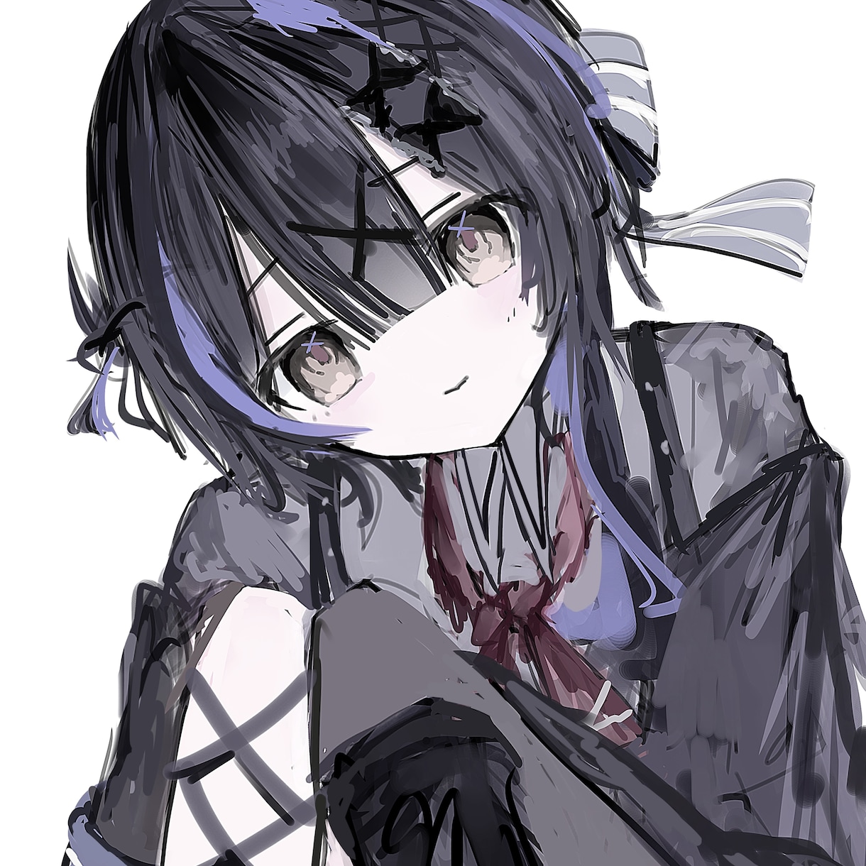 儚くてかわいいイラストを描きます ラフ感のあるイラストが好きな方は是非✨️ イメージ1