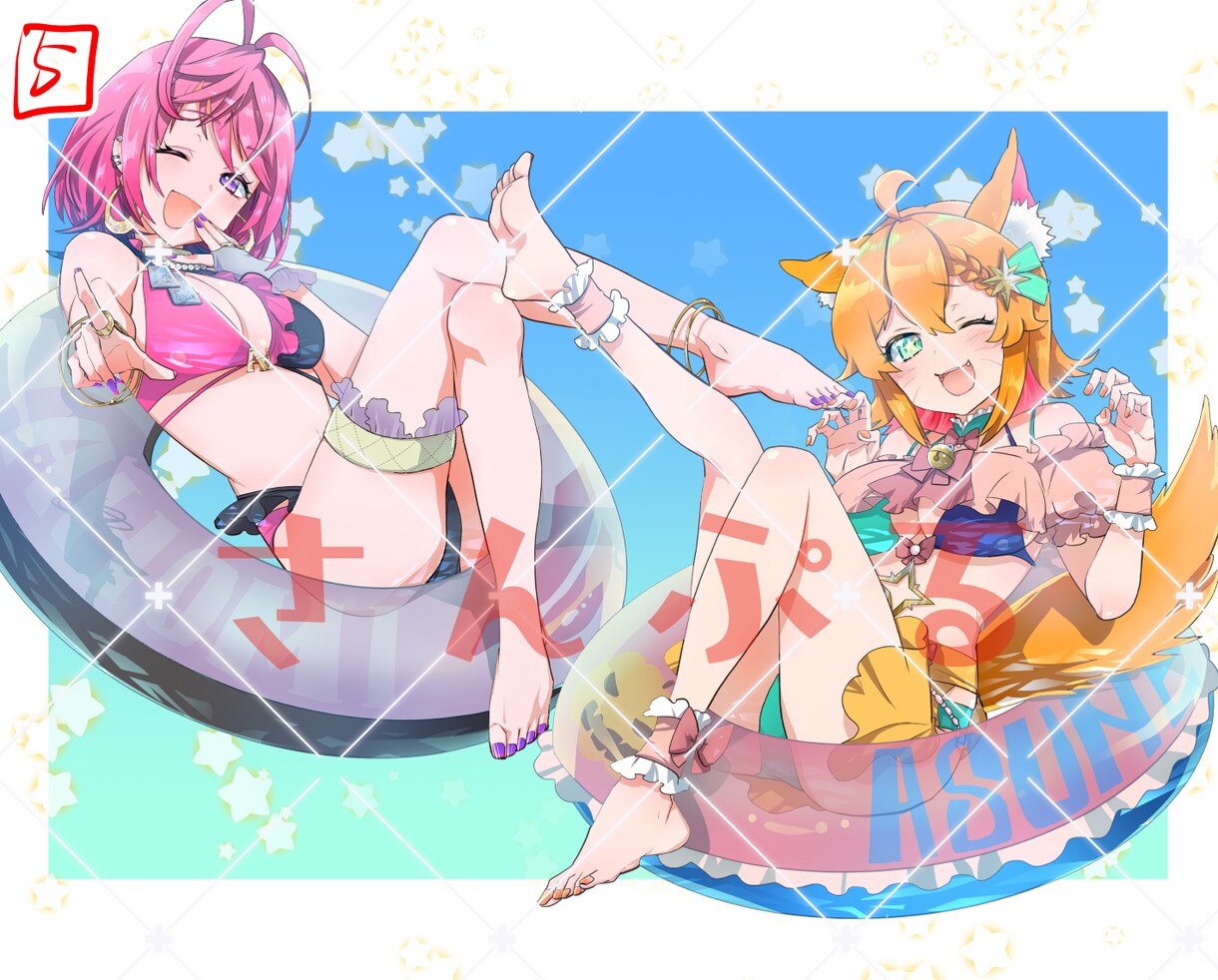 魅力あるキャラクターイラスト描きます 歌ってみた、キービジュアル、その他何でも気軽にご相談ください イメージ6