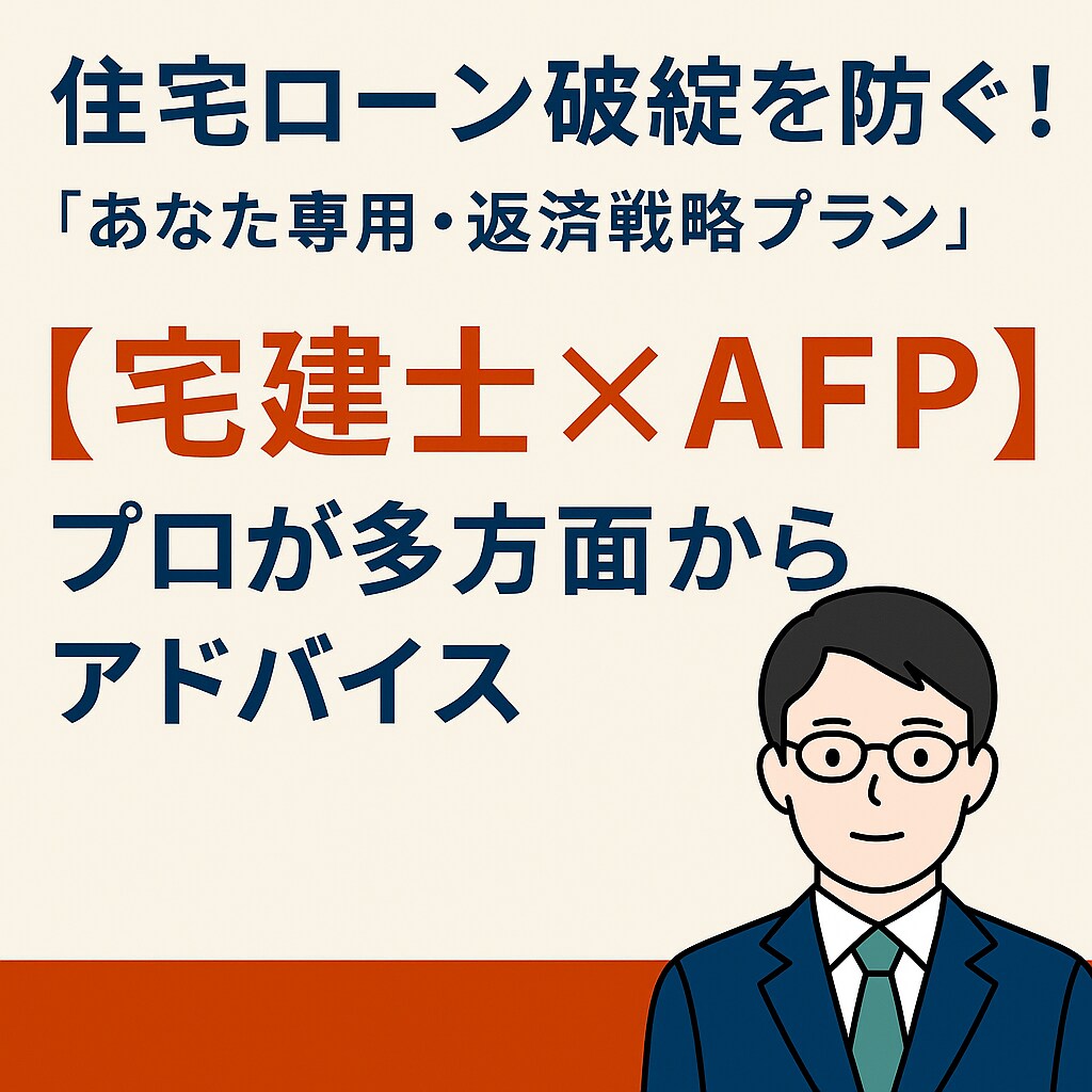 住宅ローンを考える！AFP 宅建士が解決します 住宅ローンを考える！「あなた専用・返済戦略プラン」 イメージ1