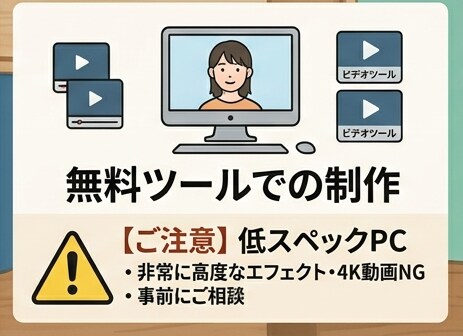 破格で動画編集承ります 【初心者価格】丁寧対応で1本500円～破格で承ります！！ イメージ4