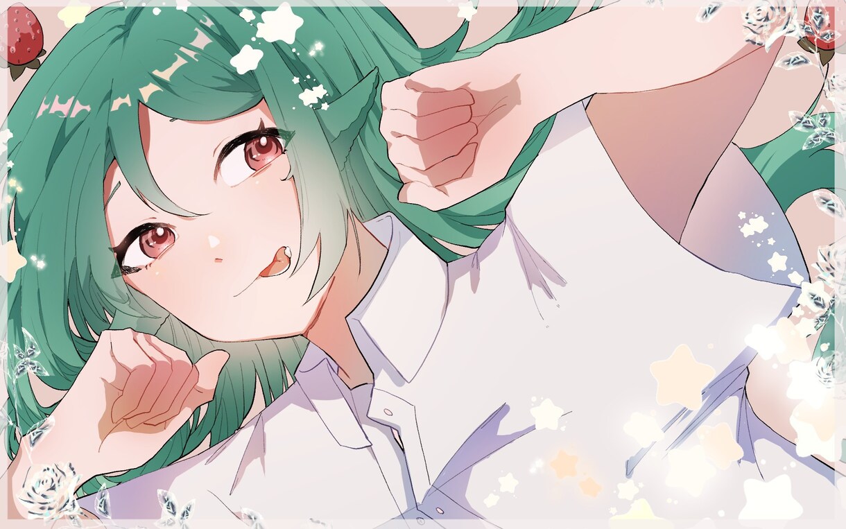 キャラクターお描きします YouTubeサムネやIRIAM等全てのSNSで使用可能 イメージ2