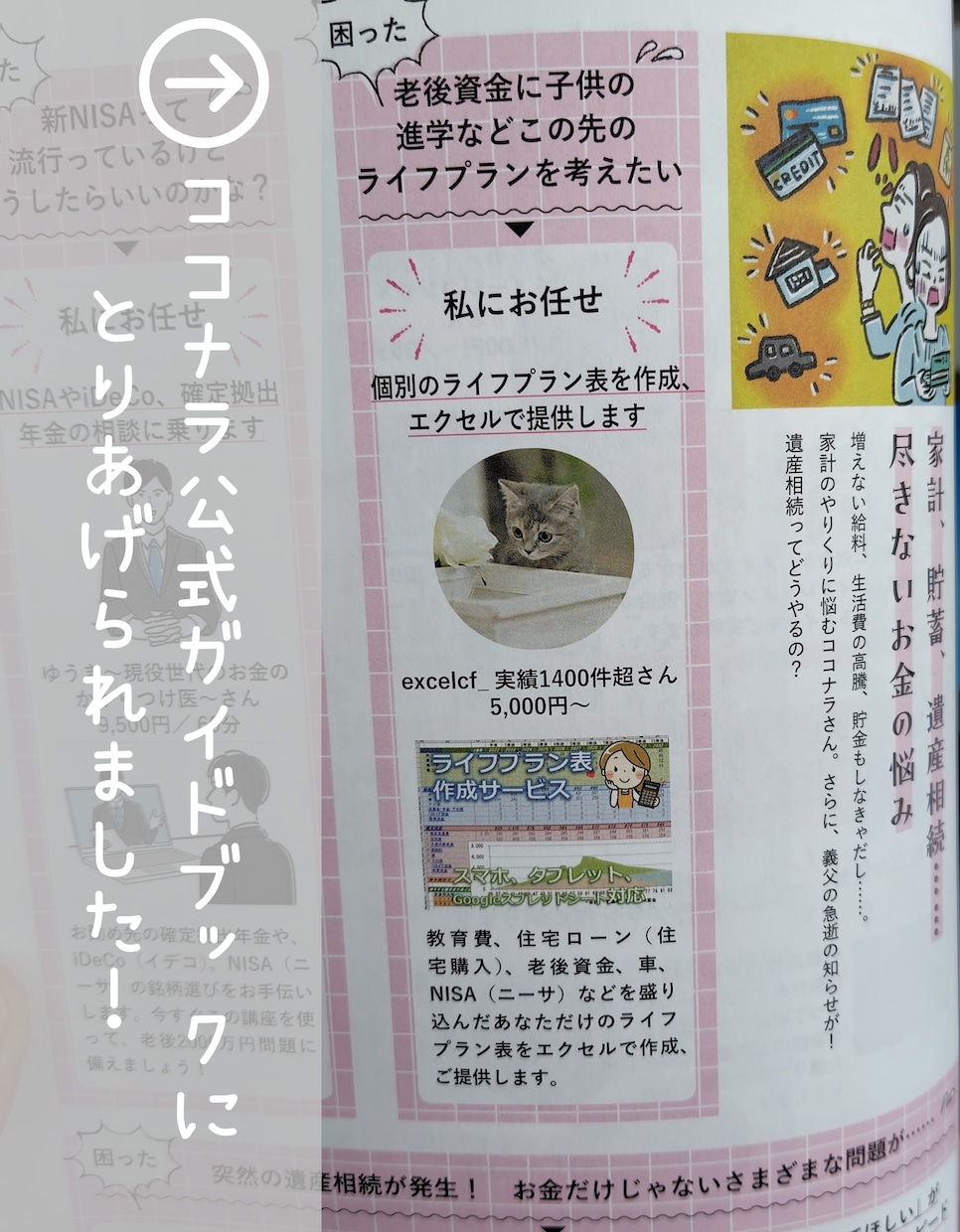 個別のライフプラン表を作成、エクセルで提供します 住宅購入、NISA/iDeCo、働き方、老後資金などの検討に イメージ7