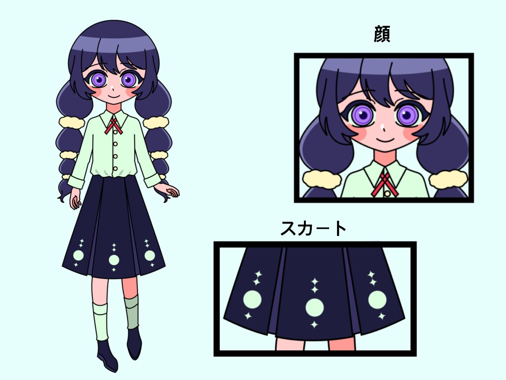 ポップなデフォルメ立ち絵描きます Adobe Illustratorで描いております。 イメージ4