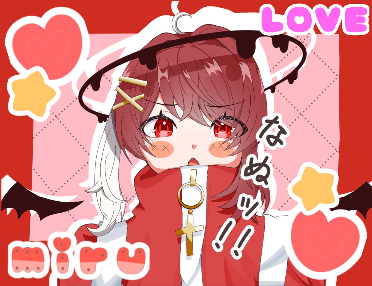 一枚絵で可愛いイラスト書きます 書くのは遅いですが可愛いと思います! イメージ1