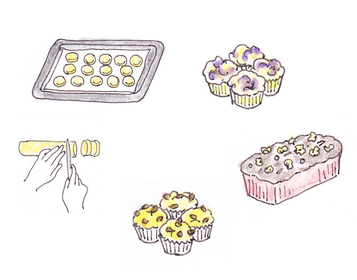 イラスト、レシピ作成致します 挿絵、料理、お菓子レシピ、イベントフライヤーを作りたい方向け イメージ2