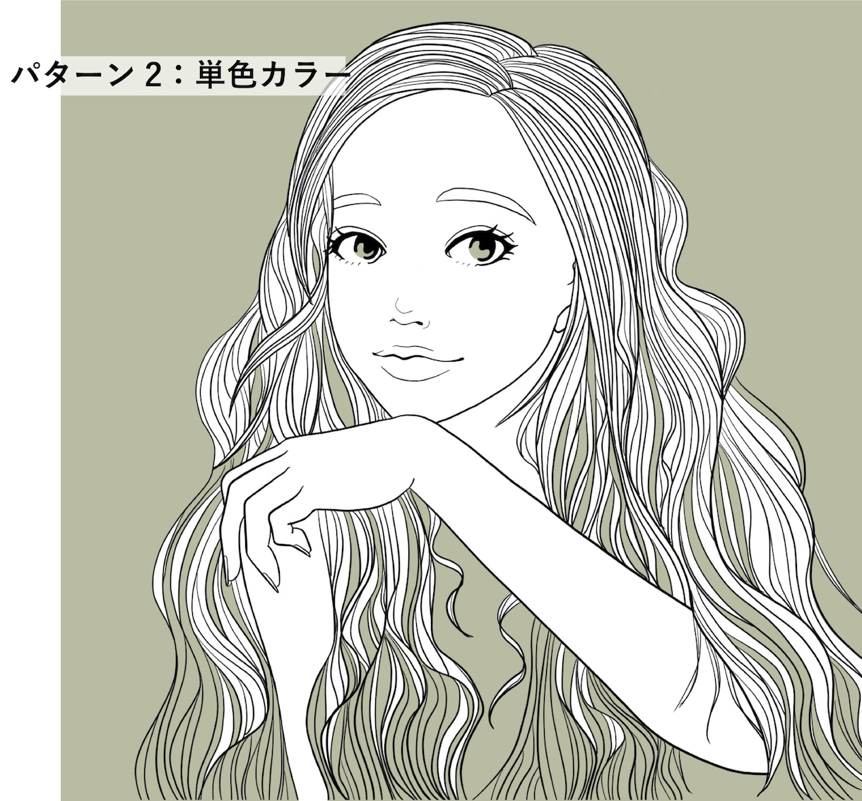 おしゃれな白黒線画イラスト描きます 繊細線画でスタイリッシュに！アイコンにもお使いいただけます。 イメージ3