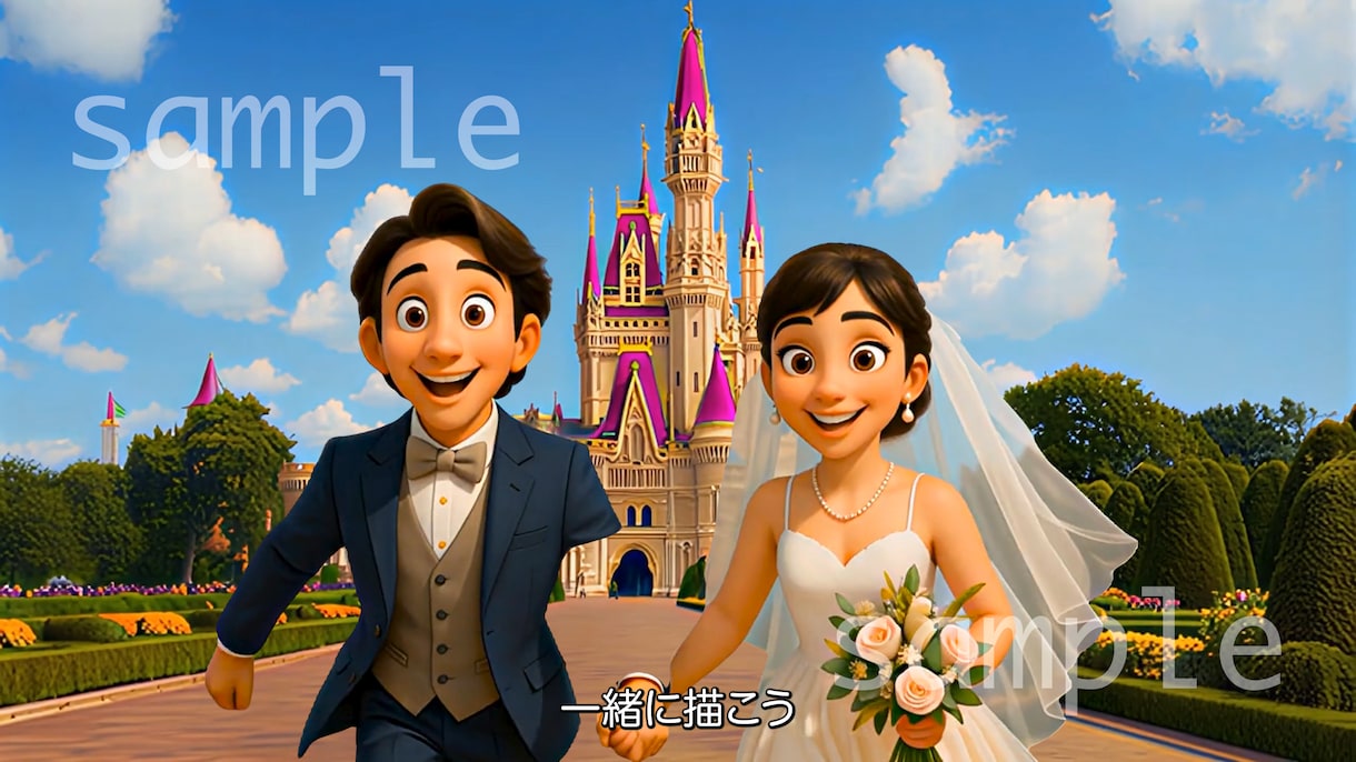 ようこそ夢の国へ─あなたをプリンセスにします 【丸投げOK】結婚式で「心に残る物語」を残したいあなたへ イメージ3