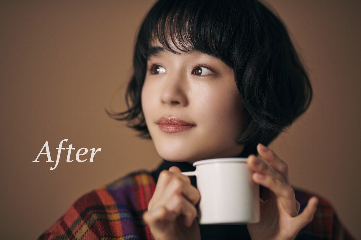 人物画像のレタッチ（顔、肌など）お受けします 明るさ調整、肌のレタッチなど気になるところご相談ください♪ イメージ4
