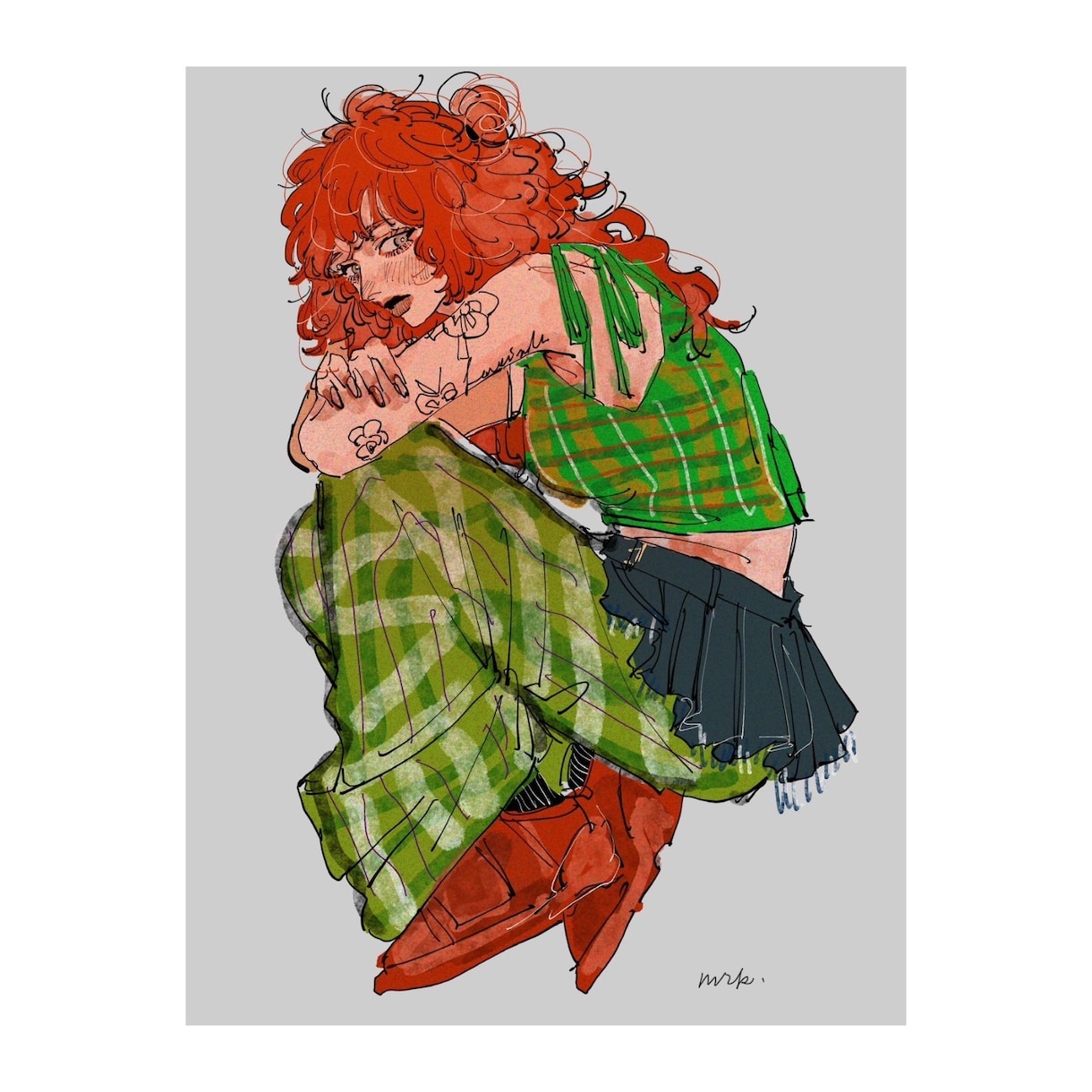 オシャレで個性的な全身イラストを制作します 洋服やキャラのデザインもお任せできるあなただけの一枚を！ イメージ1