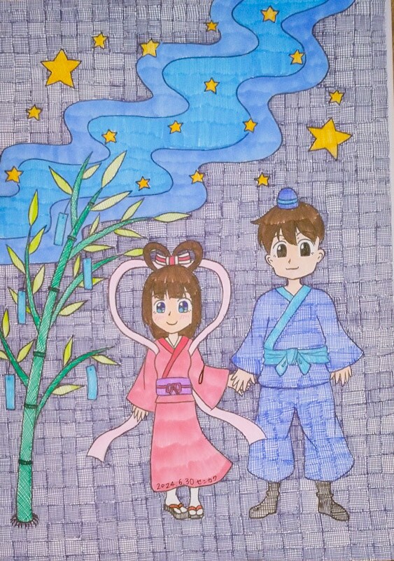 A4でアナログのオリジナルイラストを描きます アナログのオリジナルイラストなら線描く書房がオススメ イメージ5