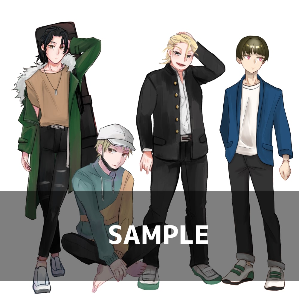 キャラクターイラスト・立ち絵を制作いたします TRPGや動画の立ち絵、オリジナルキャラクターなど作成します イメージ3