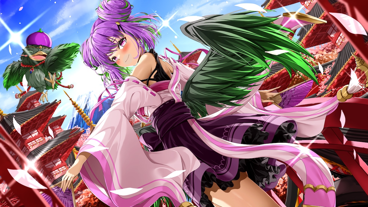 綺麗で可愛い一枚絵イラストを描きます 皆様に刺さる美少女イラスト中心に全力で制作します イメージ1