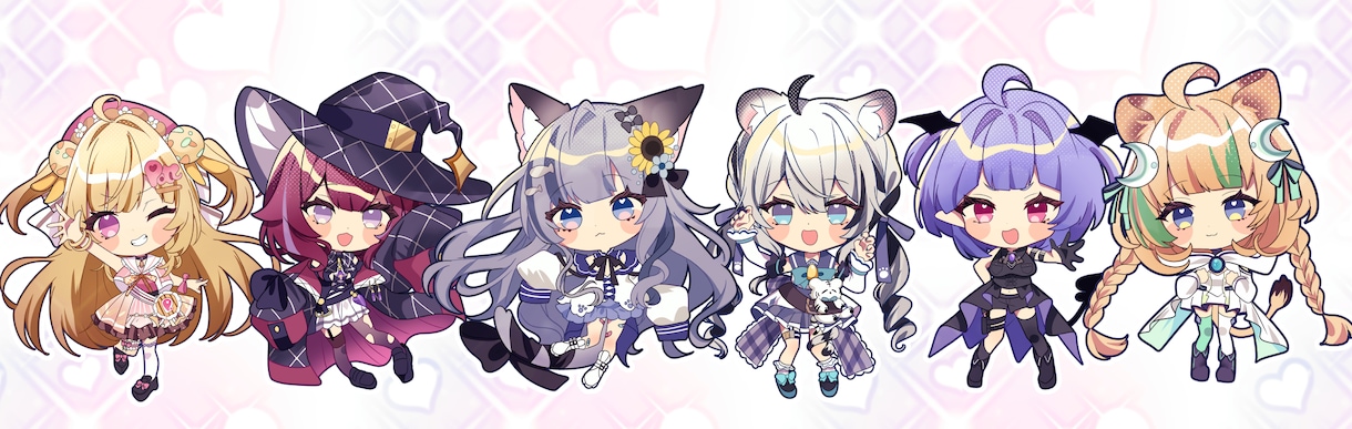 商用利用込み！vtuberさんのSD描きます 2026年8月納期可！ご依頼を募集中です イメージ4