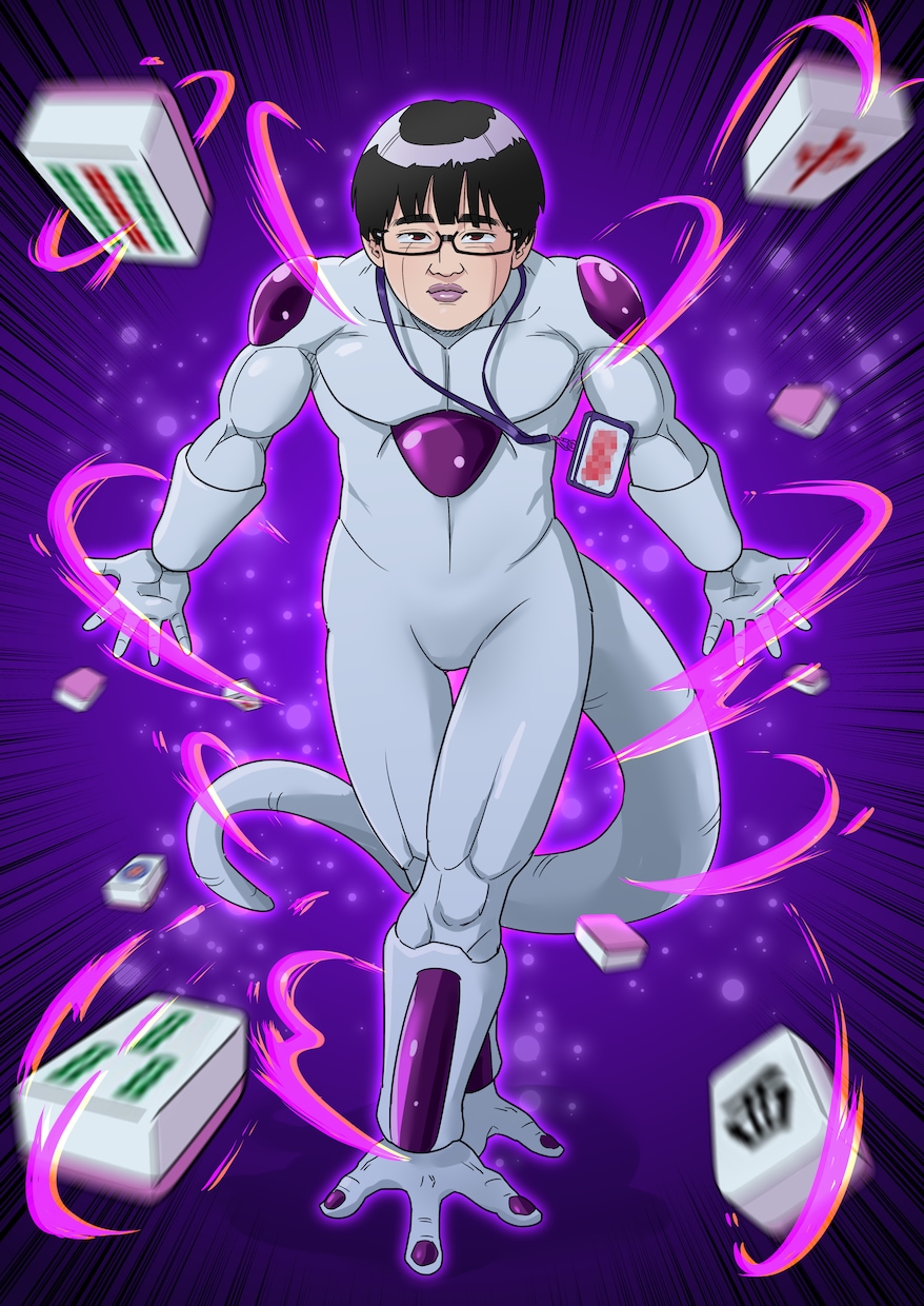 ドラゴンボール風似顔絵でSNSで注目させちゃいます お誕生日や還暦のプレゼントにDB風似顔絵でサプライズ★! イメージ8