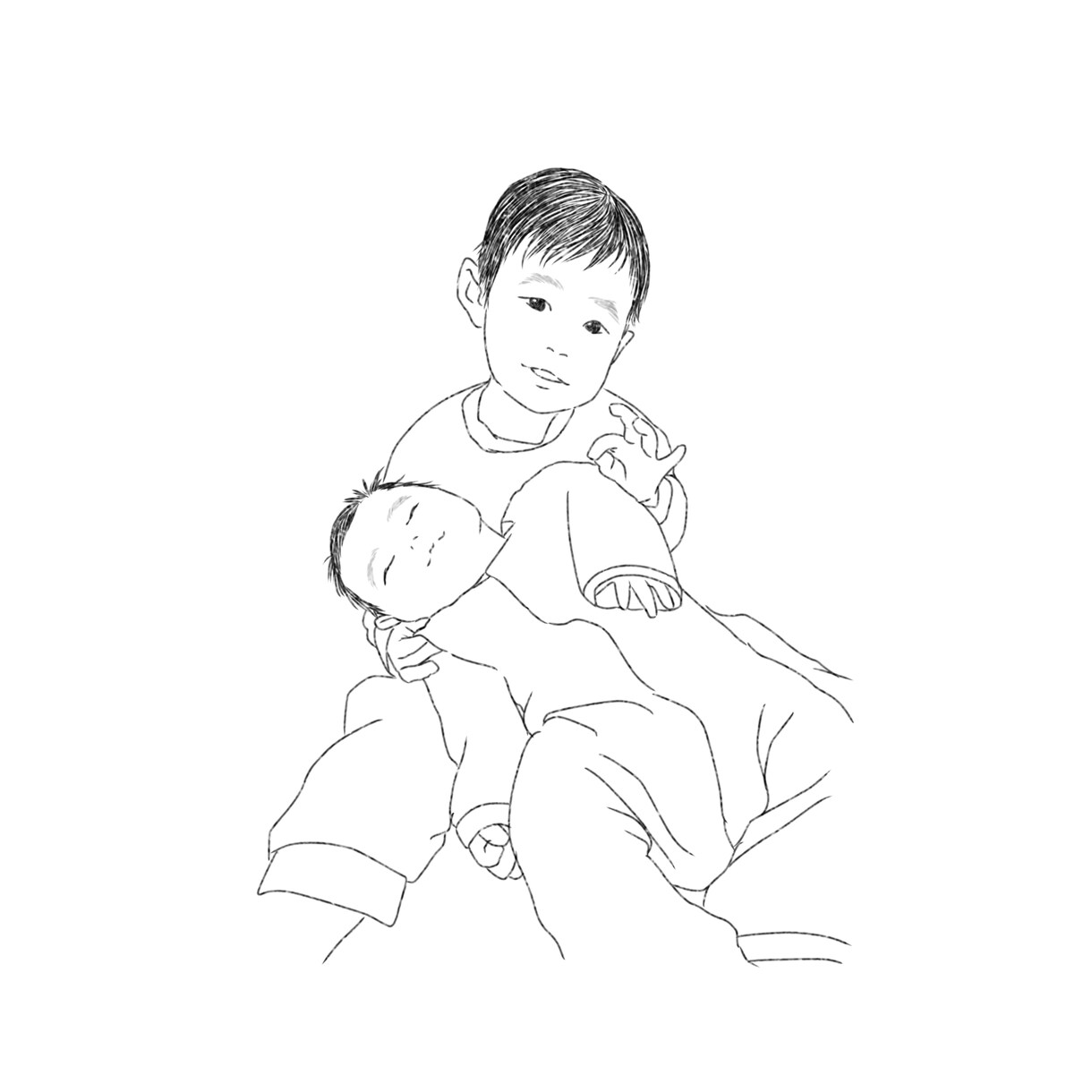お写真をトレースして素敵な線画のイラストにします シンプルでおしゃれなイラストやアイコンが欲しい方におすすめ イメージ5
