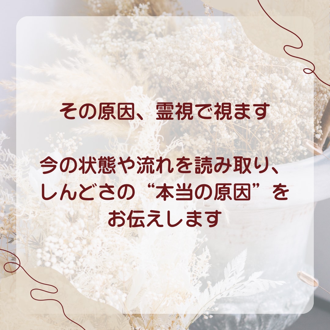 転職すべき？霊視で最適な道を視ます あなたの幸せを一番に考えて、視させていただきます イメージ4