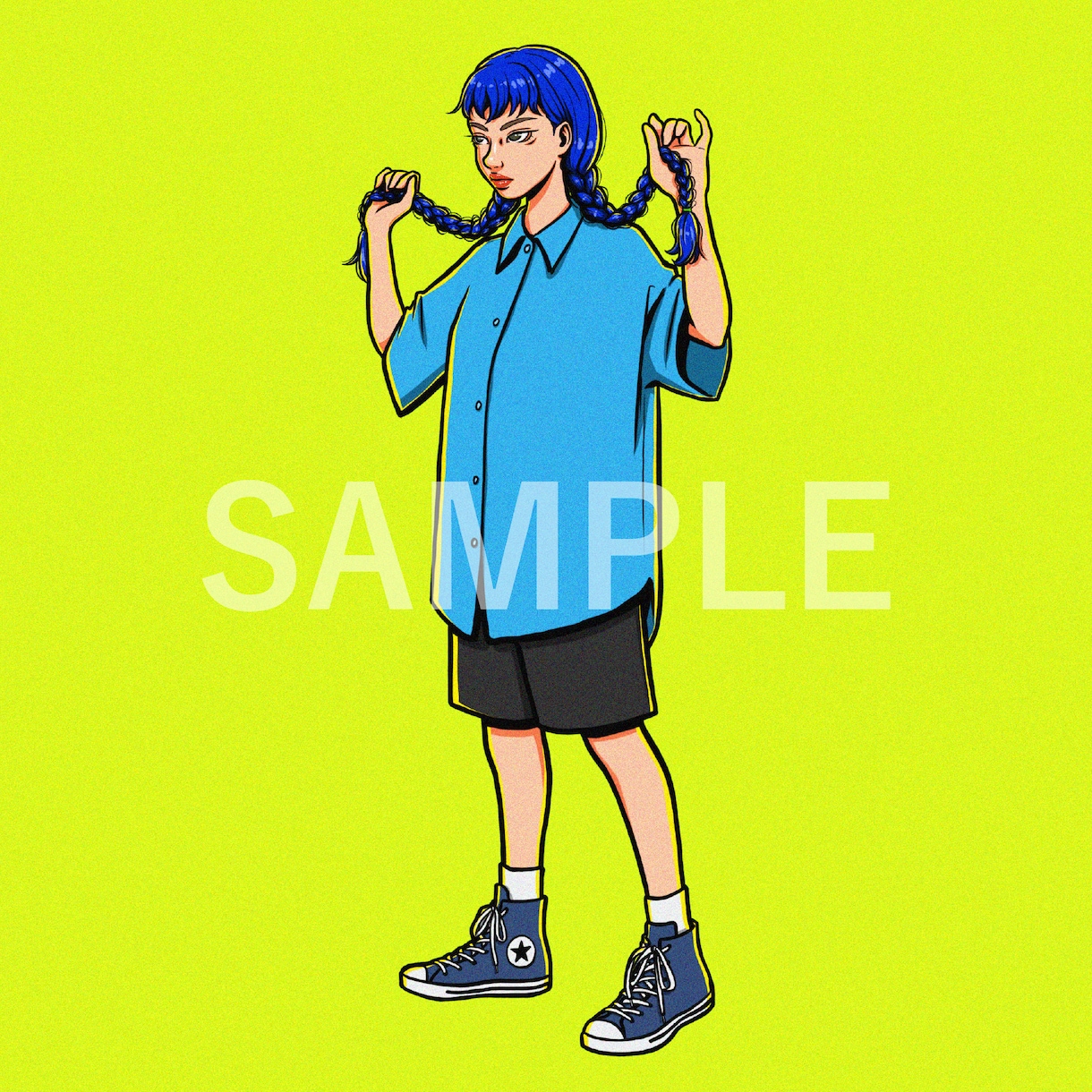 ビビットで目立つアメコミ風イラストを制作いたします 似顔絵イラストやアイコンなどにいかがでしょうか イメージ4