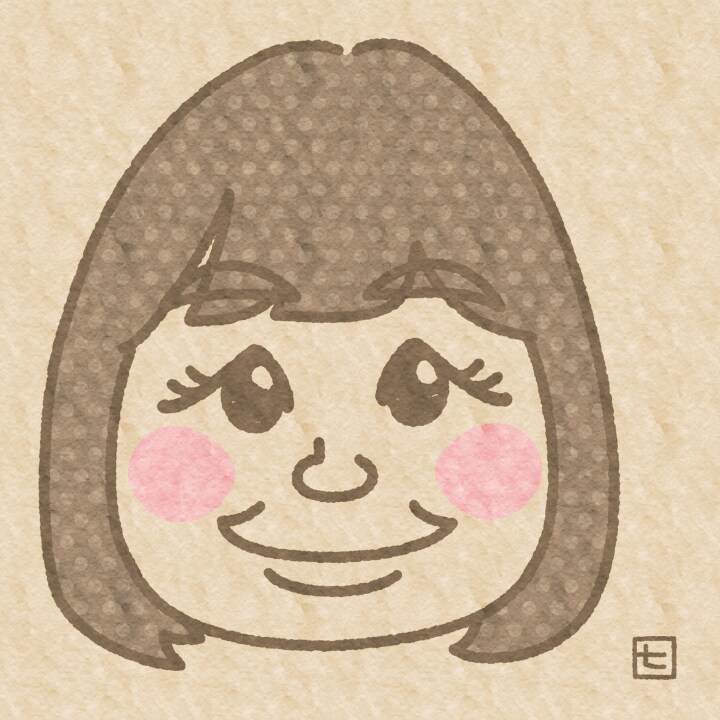 クラフト紙風似顔絵描きます 【ゆる似顔絵】クラフト紙に描いた風イラスト イメージ2
