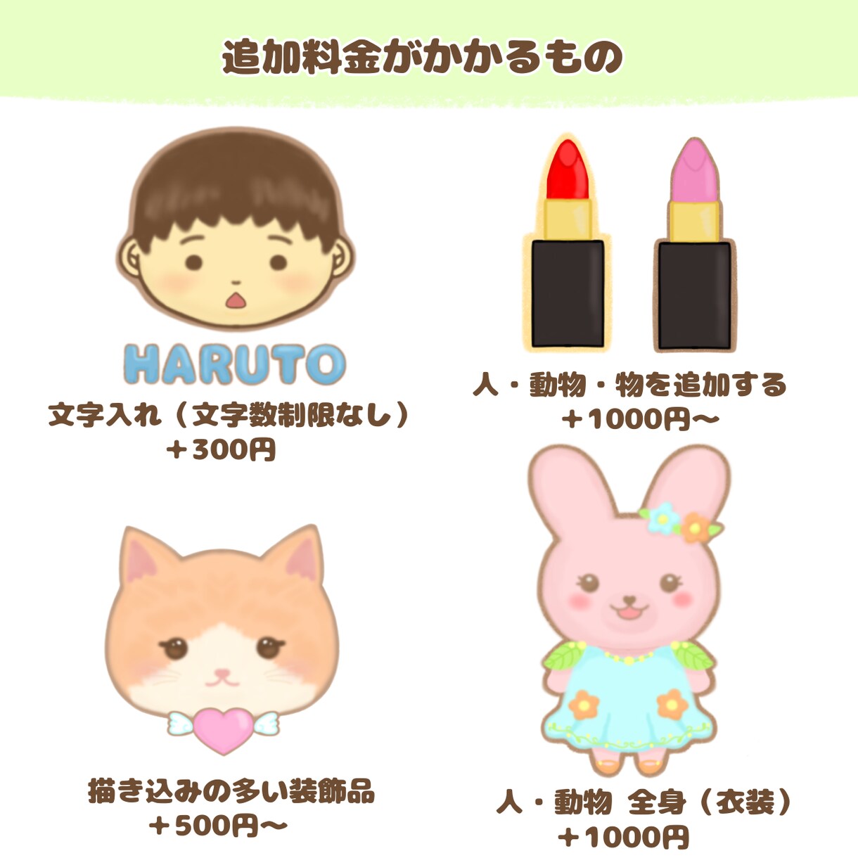 アイシングクッキー風のアイコン・イラスト描きます 人間や動物・好きなもの など、なんでもご依頼ください♪ イメージ4