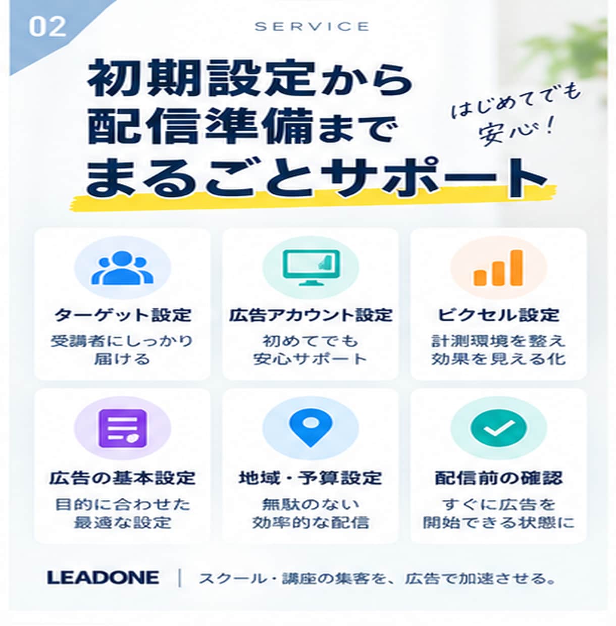 講座販売特化！Meta広告の初期設定を支援します 生徒募集向けInstagram・Facebook広告に対応 イメージ3