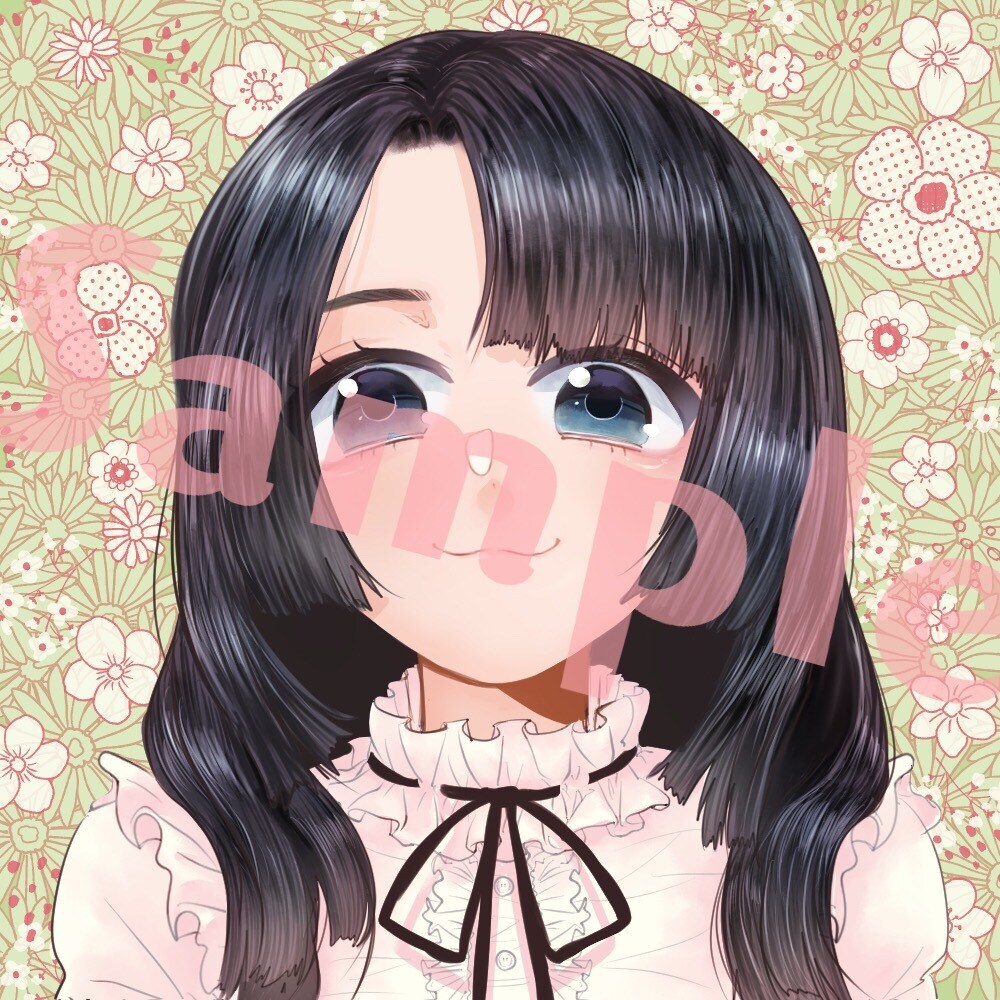 SNS等に◎商用も可◎お好みのイラスト描きます かわいい〜綺麗めまで。オリキャラ、似顔絵風、SD風承ります◎ イメージ9
