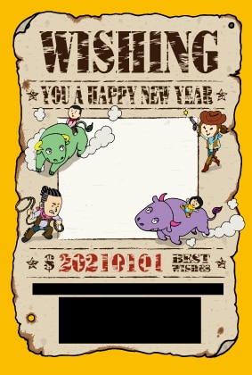 年賀状、チラシなどのイラスト描きます 転居ハガキ、ポストカードなどにも★ イメージ5