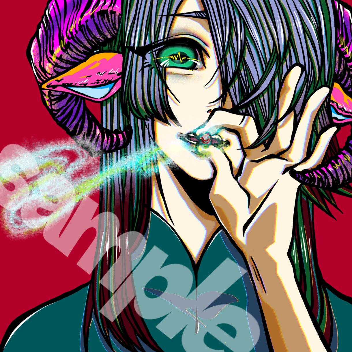 かっこいいアイコンお描きします 少しダークでアンニュイなアイコン イメージ5