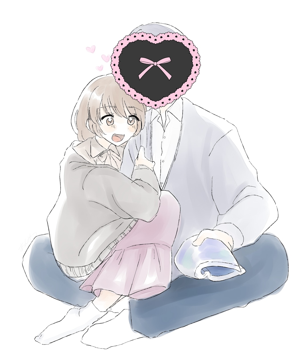 カップルイラスト，夢絵，夢漫画描きます ポップで可愛い夢絵イラストを描きます！ イメージ3