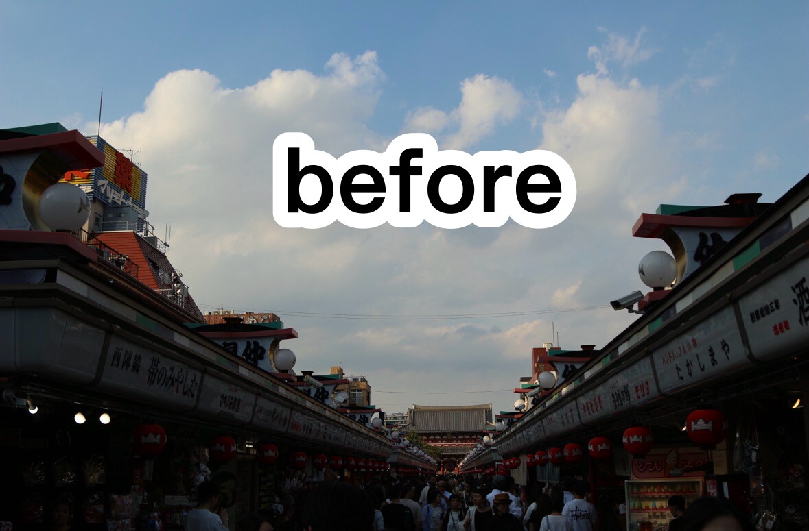 基本的な写真加工ができます 写真加工を行います。肌や顔の加工以外なら基本的にできます。 イメージ1